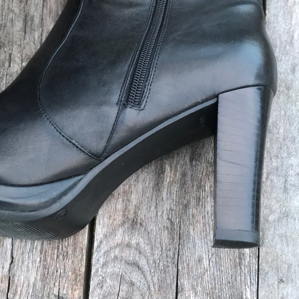 Jennifer Moore Leather Booties - image 3